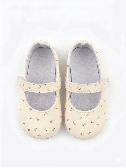 Floral Mary Jane girl flats