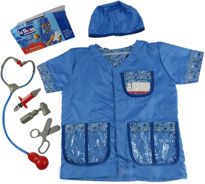 Veterinarian 2nd edition top outfit career day Cosplay Blue