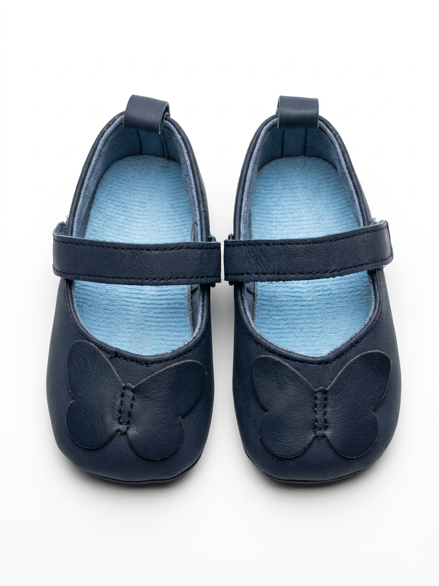 Butterfly Mary Jane baby flats