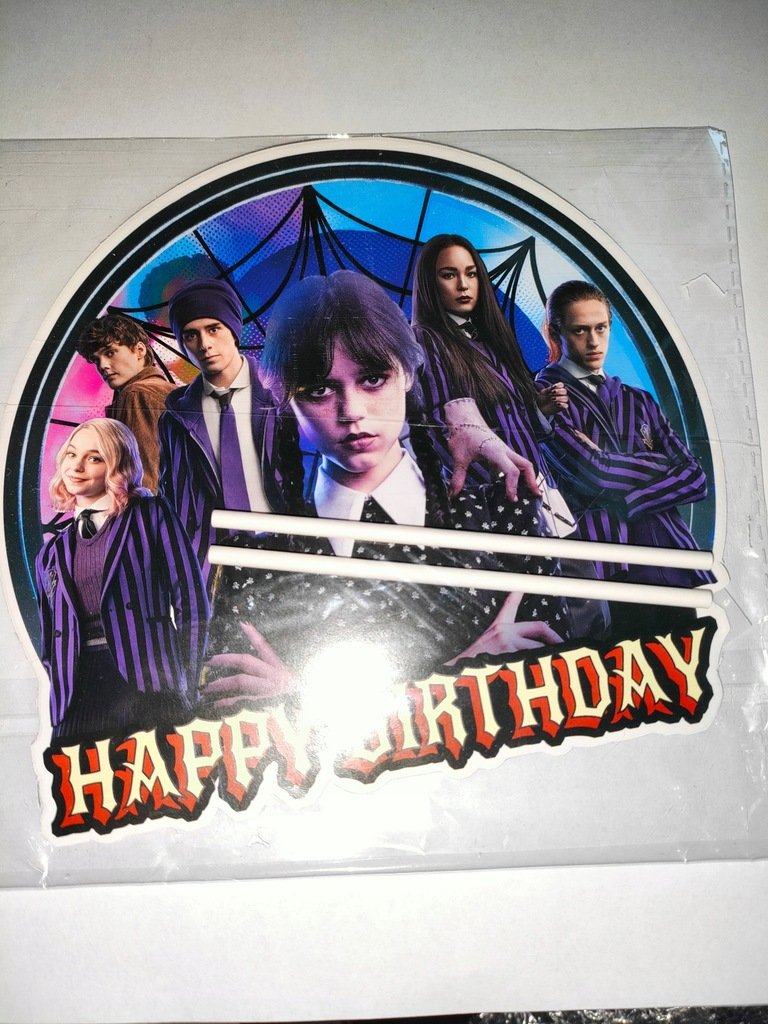 Wednesday Cake topper