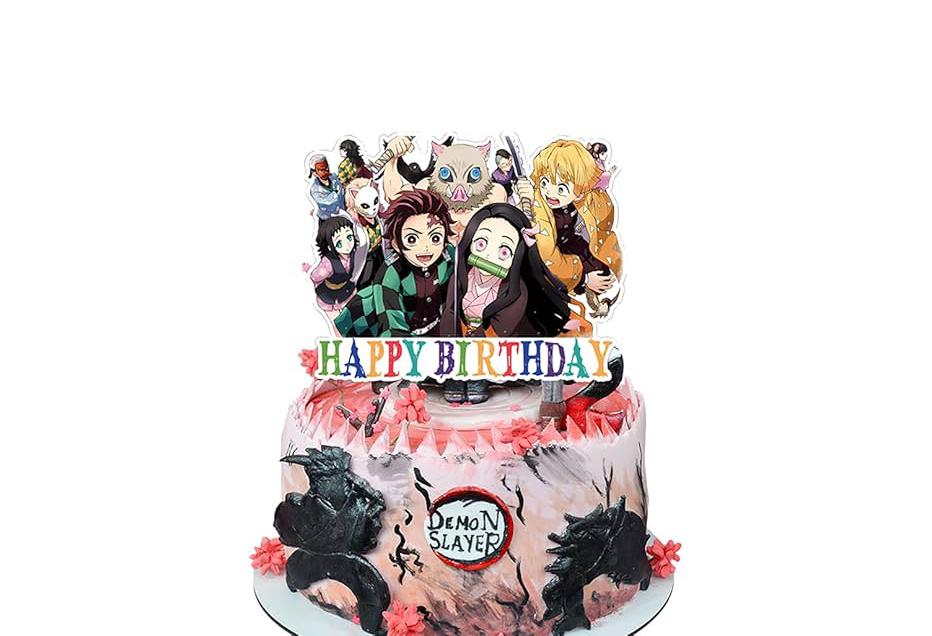 Demon Slayer Cake Topper