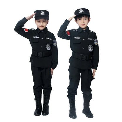 SWAT Career Day police man outfit costume