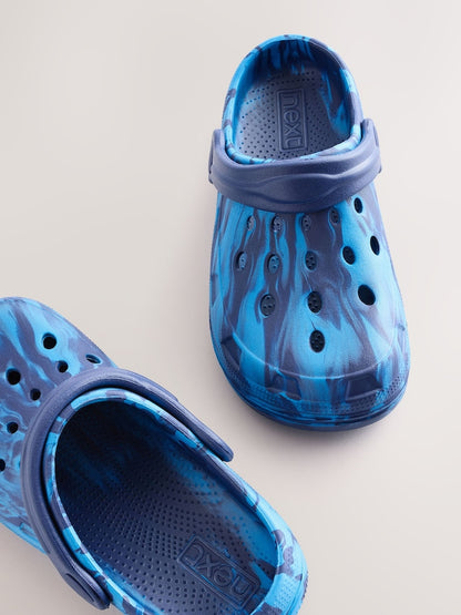 Blue shade Swirl crocs