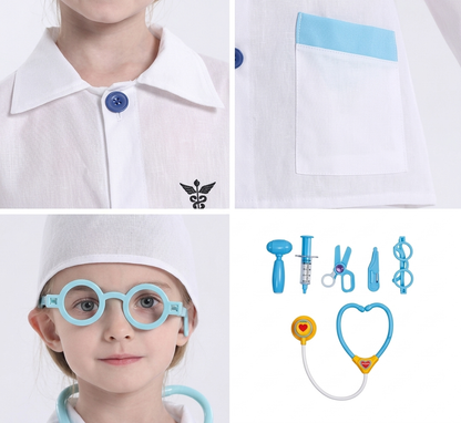 Doctor Career Day Costume White Long Sleeve, Long Pants