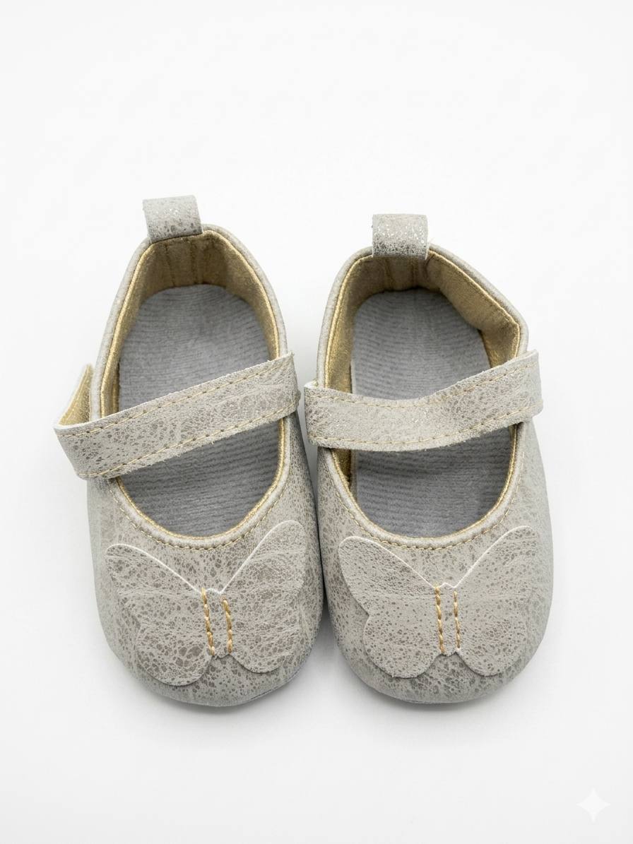 Butterfly Mary Jane baby flats
