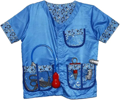 Veterinarian 2nd edition top outfit career day Cosplay Blue