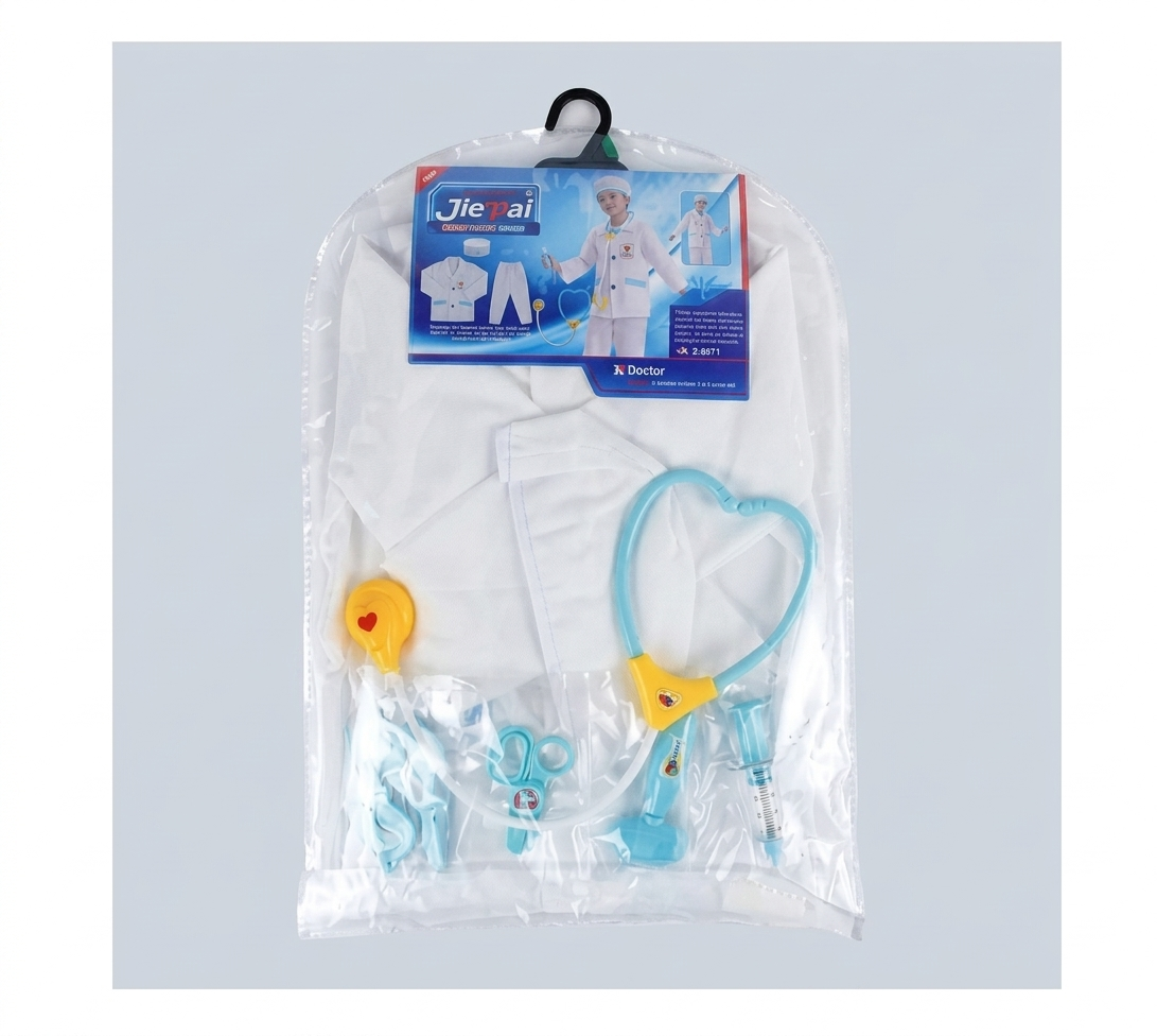 Doctor Career Day Costume White Long Sleeve, Long Pants