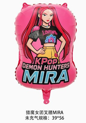 Kpop Demon hunters Mira Foil Balloon