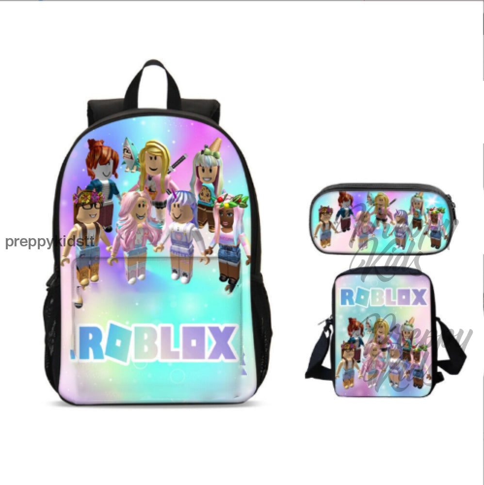 Roblox Fusion Girls Backpack set (3PC)