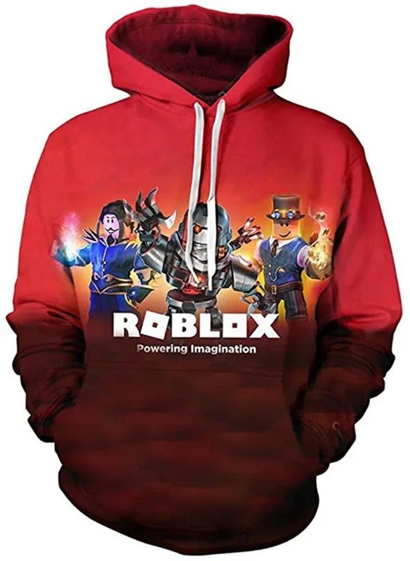 ROBLOX Red Ultimate Zipper 3D Hoodie