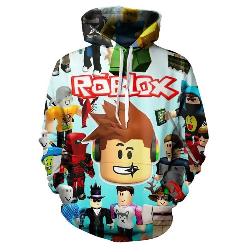 ROBLOX Character guys Zipper 3D Hoodie