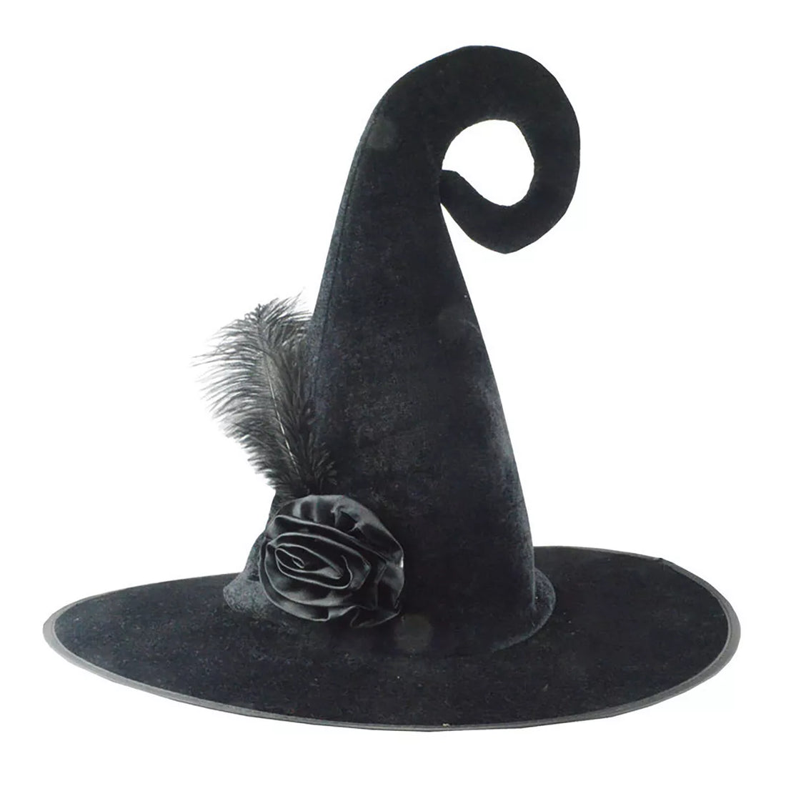 Halloween Witch Hat Pointed Velvet Witch Hat