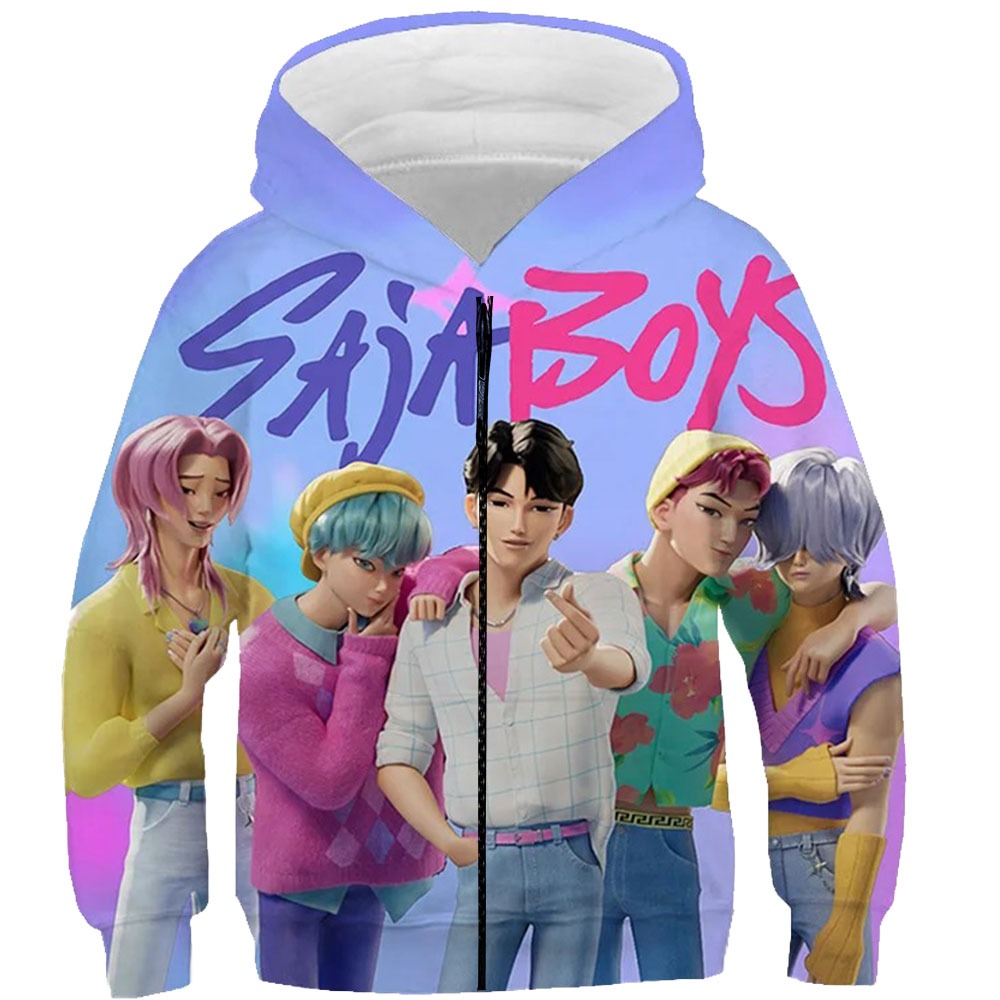 Kpop demon hunters SAJA Boys Hoodie