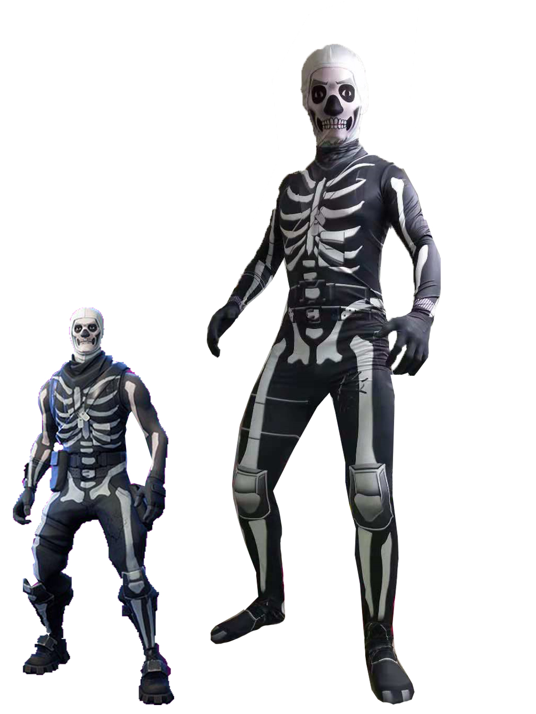 Fortnite Skull Trooper Cosplay Costume