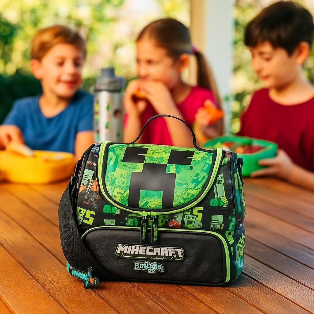 Smiggle Minecraft Creeper Lunch Bag