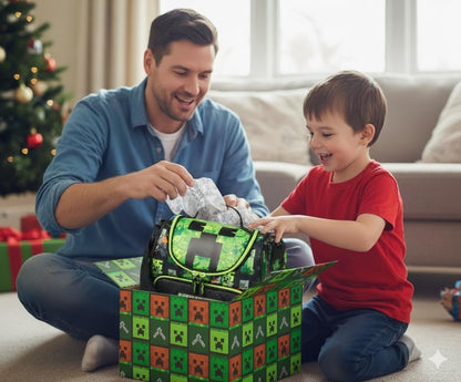 Smiggle Minecraft Creeper Lunch Bag