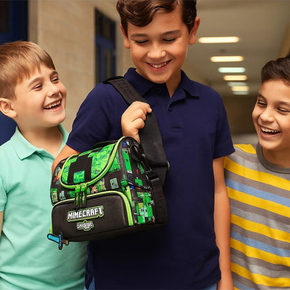 Smiggle Minecraft Creeper Lunch Bag