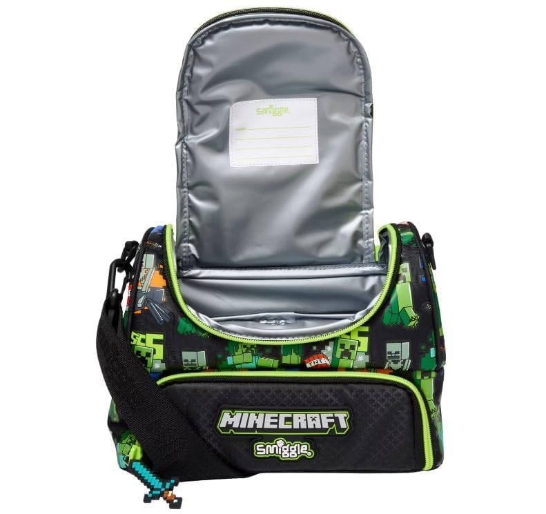 Smiggle Minecraft Creeper Lunch Bag