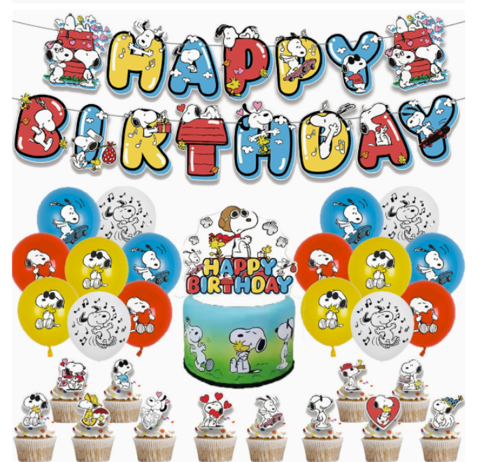 Snoopy Birthday party package