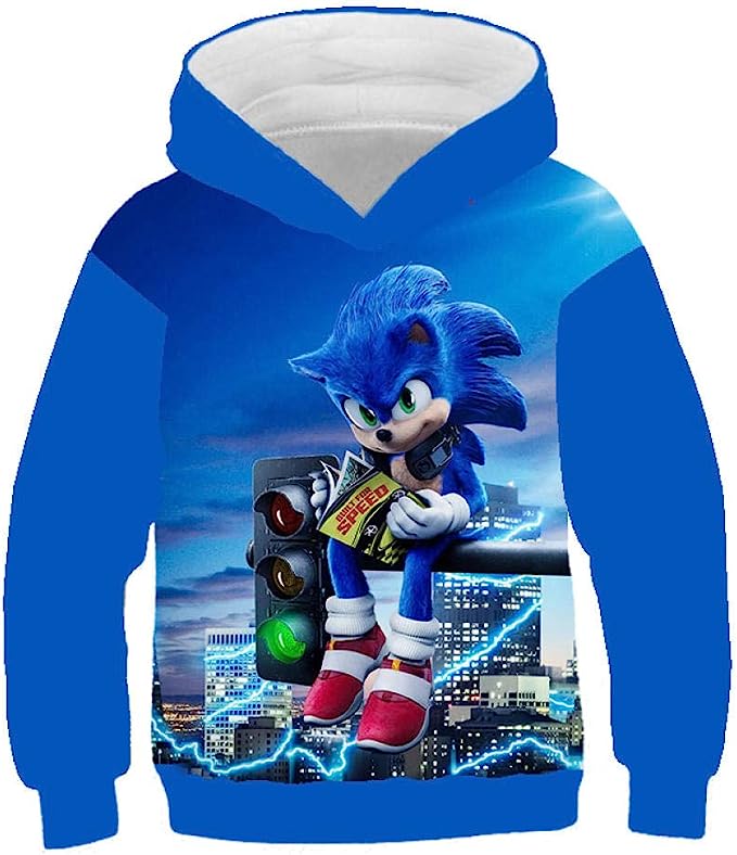 Sonic Traffic Light 3D Hoodie