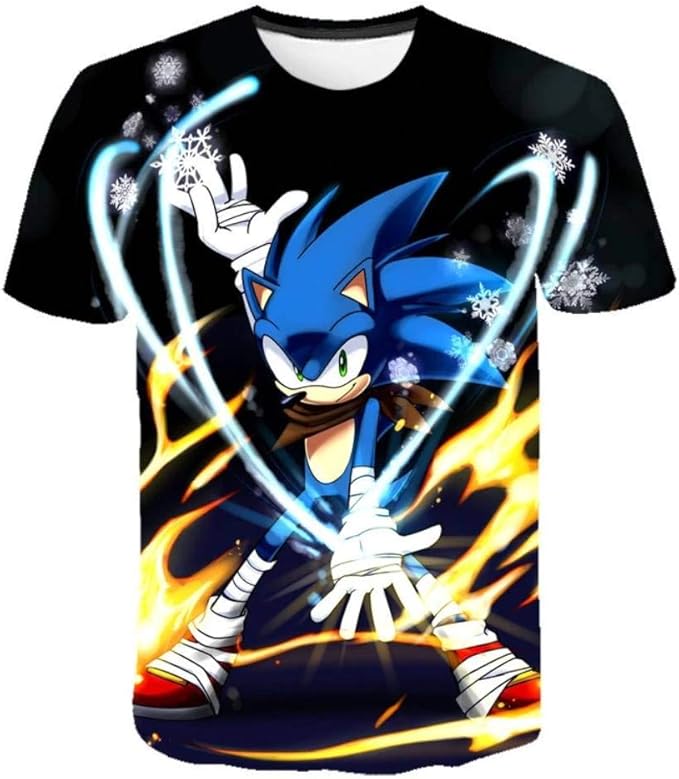 Sonic Black Yellow Tshirt