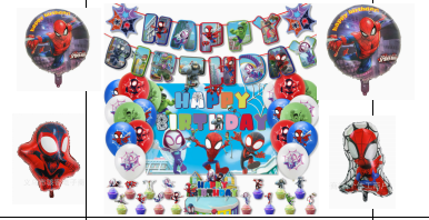 Spidey and His Amazing Friends Party Package 
