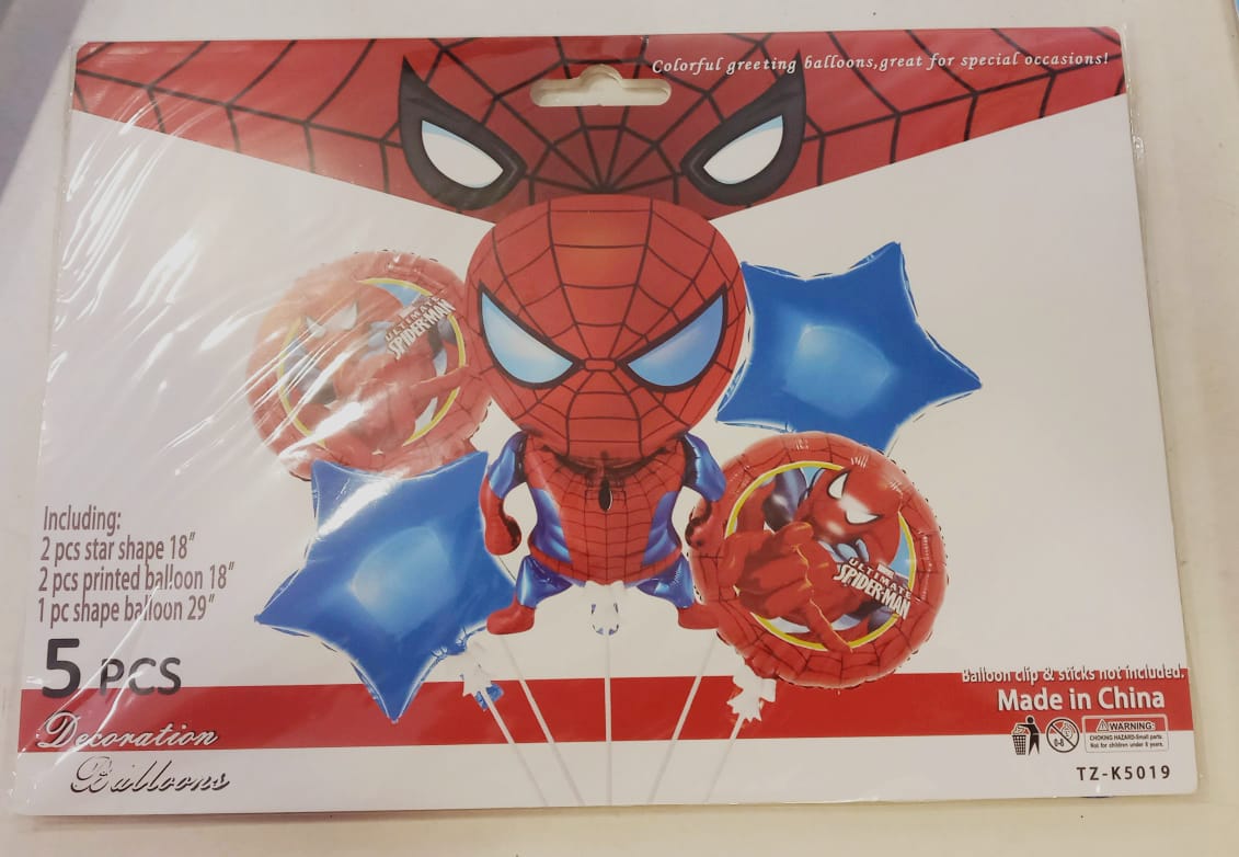 Ultimate SpiderMan 5pc Foil Balloon