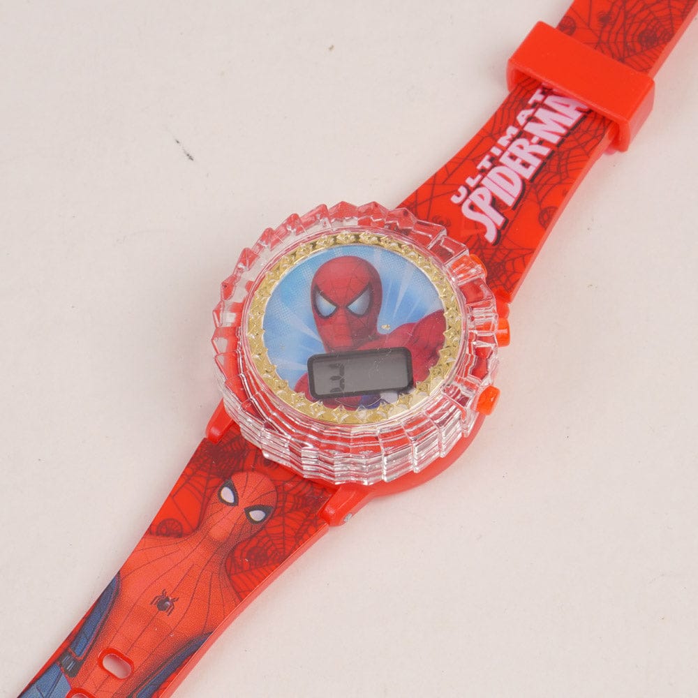 Spiderman Lighting And Musical Watch
