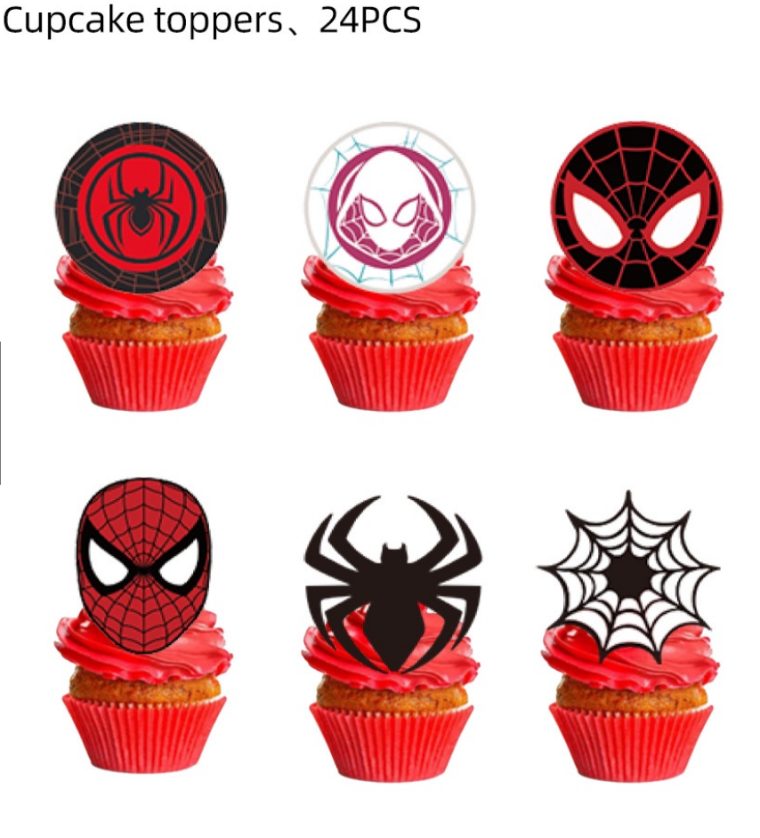 Spiderman Party Decoration Package with Swirls