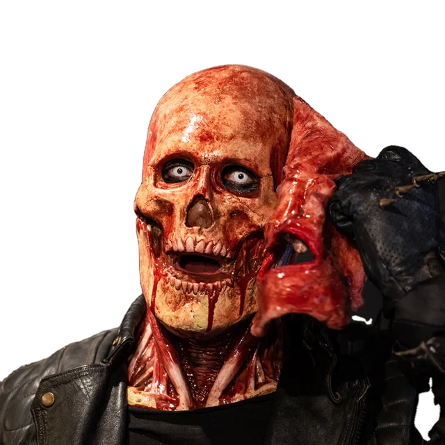 Peeling Skin Skull Halloween Face Mask