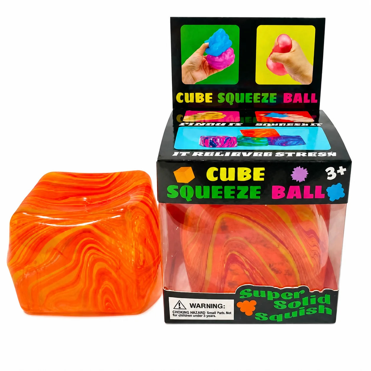 Nice Cube Swirl Squeeze Ball