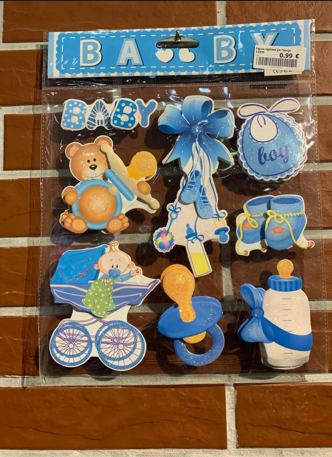 Baby Shower 3D Sticker Art- Baby Boy