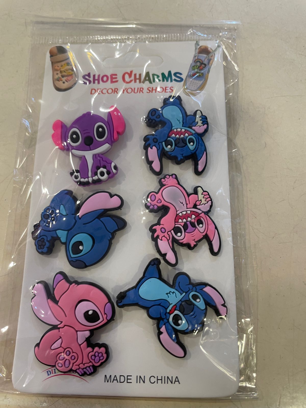 Stitch Crocs Charm (6pcs)- design 2