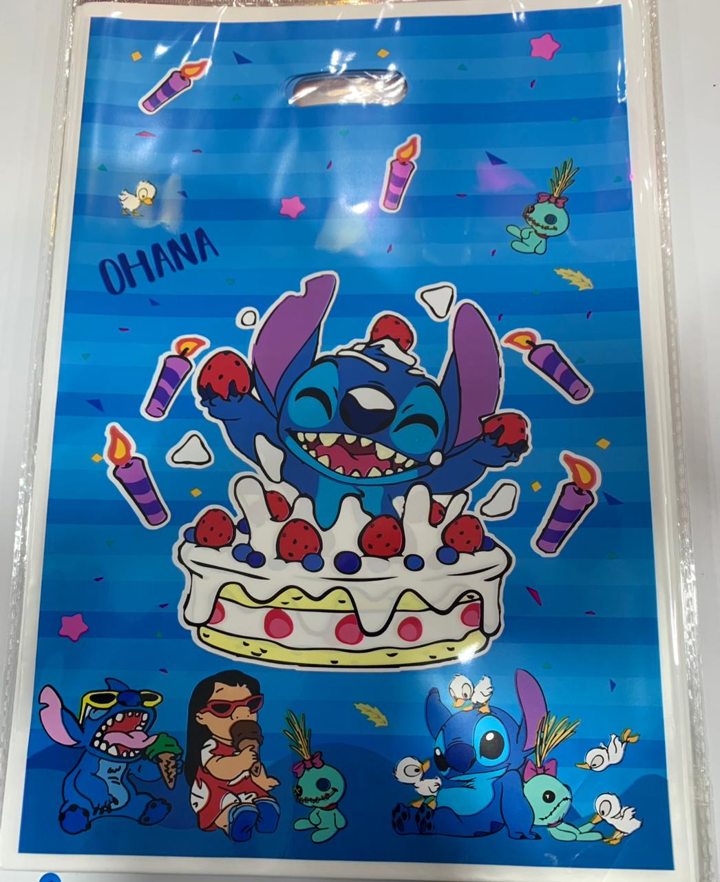 Stitch Birthday cake loot party bags (10 pieces)
