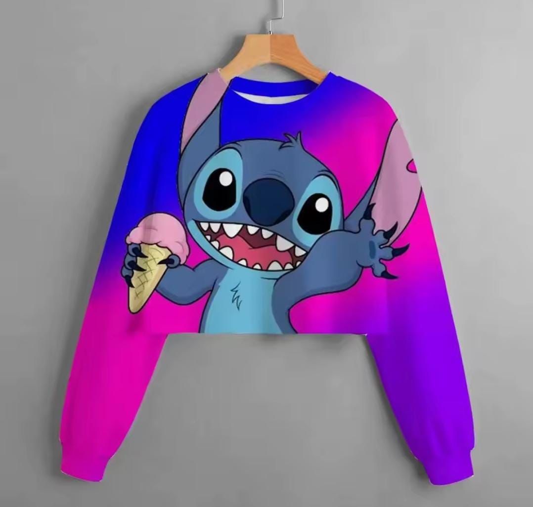 Stitch Ice Cream Crop Top