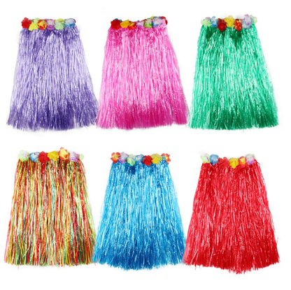 Hawaiian Hula Grass Skirts