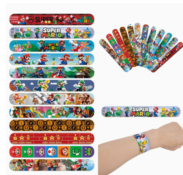 Super Mario Slap On Bracelet