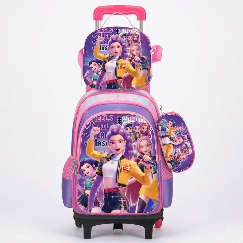 Kpop Demon Hunters 3pc Trolley Bag 