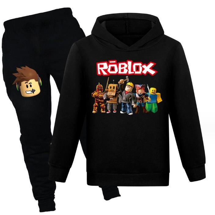 Roblox Builder man Crew Track Suit black