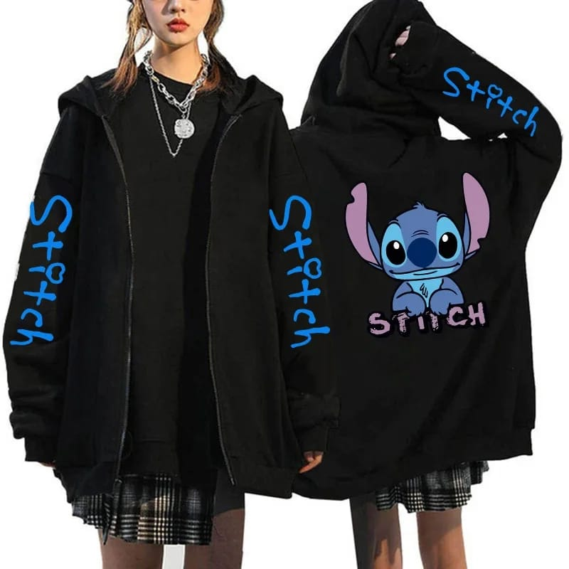 Stitch Zipper Hoodie