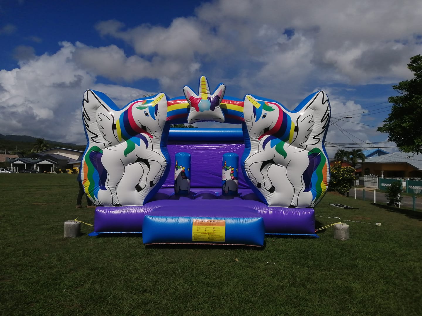 RENTAL Unicorn Bouncy Castle