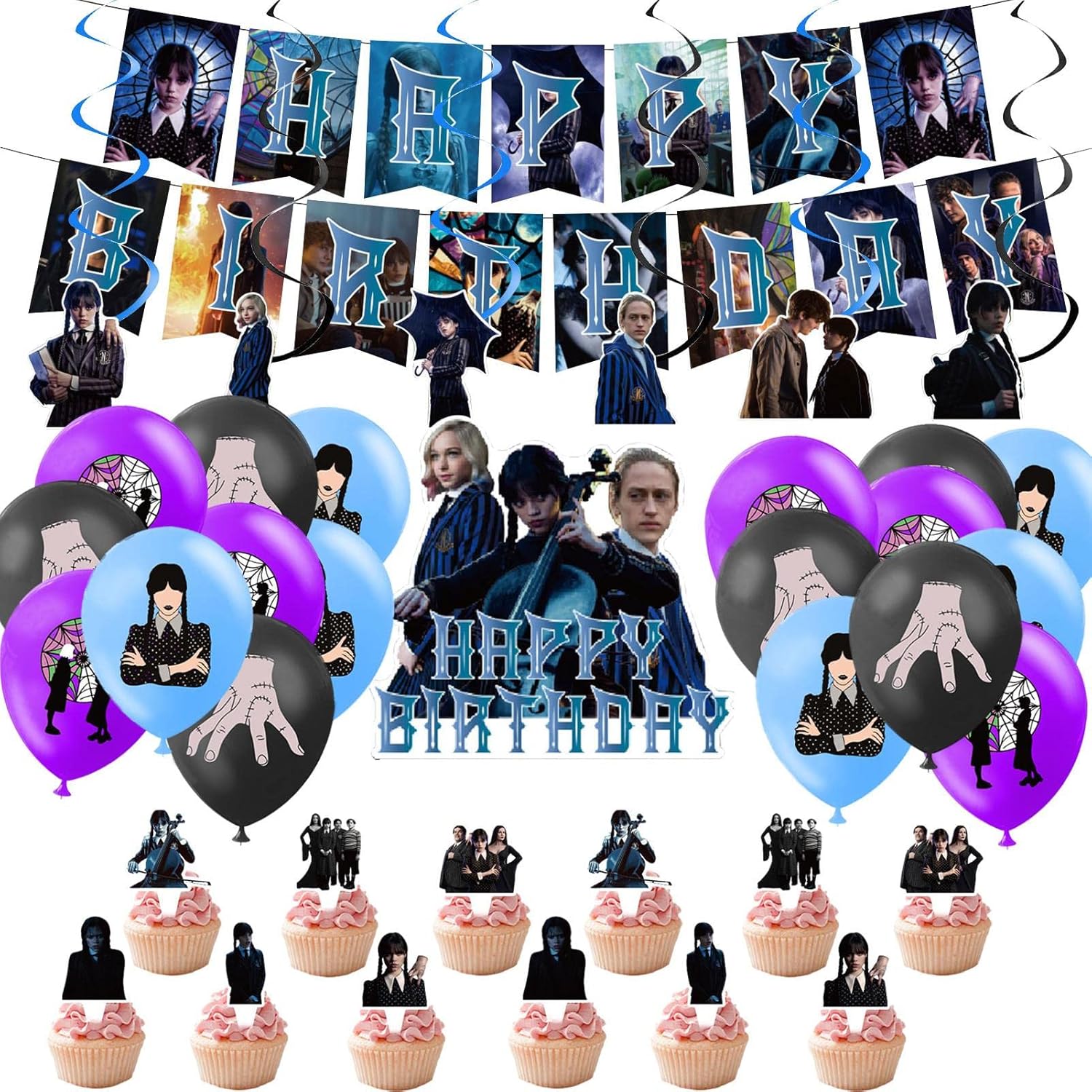 Wednesday Party Decoration Package Version 2