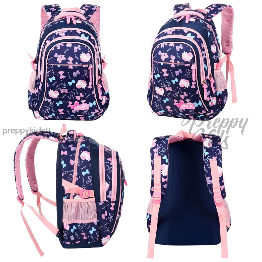 Weibo Girls Waterproof Backpack Set (3Pc) Backpack