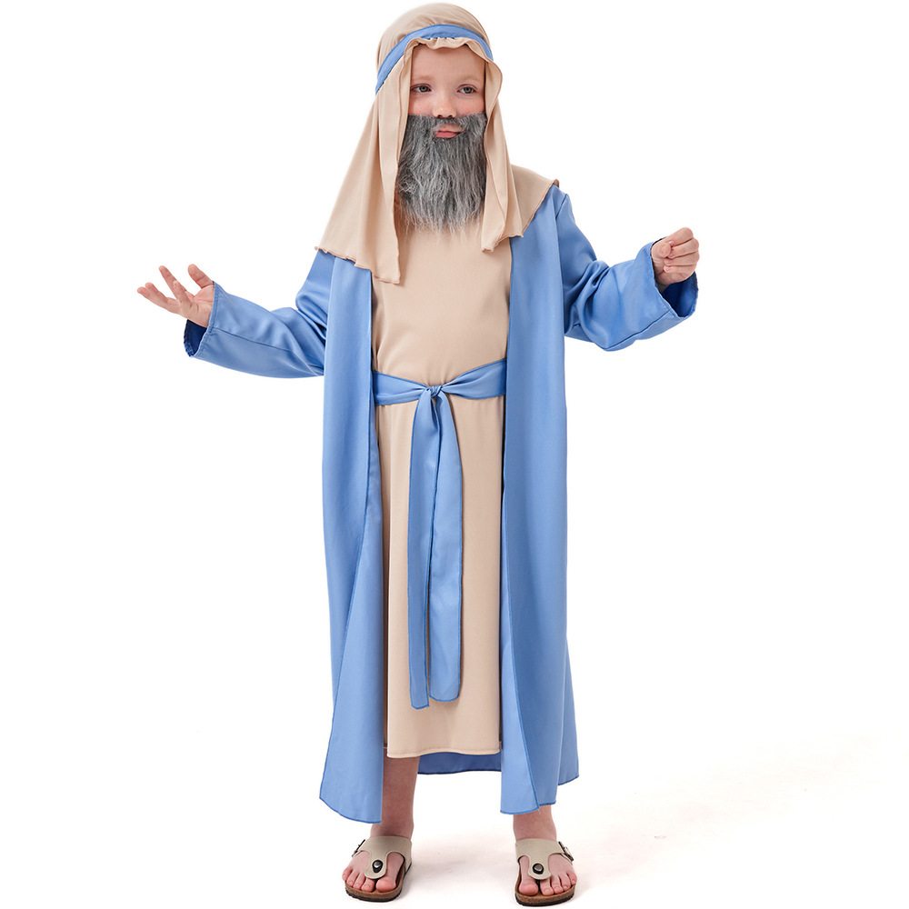 Three Wise Men 3 Blue Brown  Arab cosplay outfit costume Christmas Play wiseman