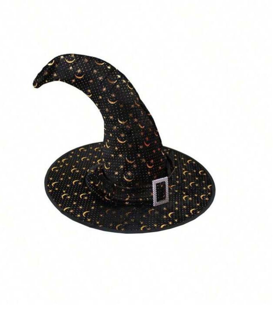Halloween Witch Hat (Gold Style) - Preppy Kids (Grand Bazaar)