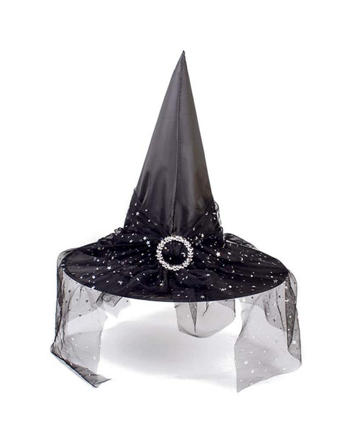 Halloween Witch Hat (Silver Style)