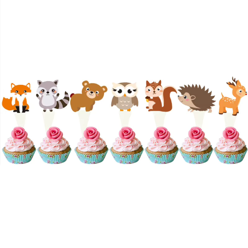 Woodland Cupcake Topper