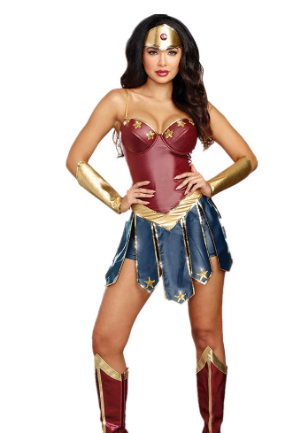 Adult Wonder Woman Warrior Ver Cosplay Costume