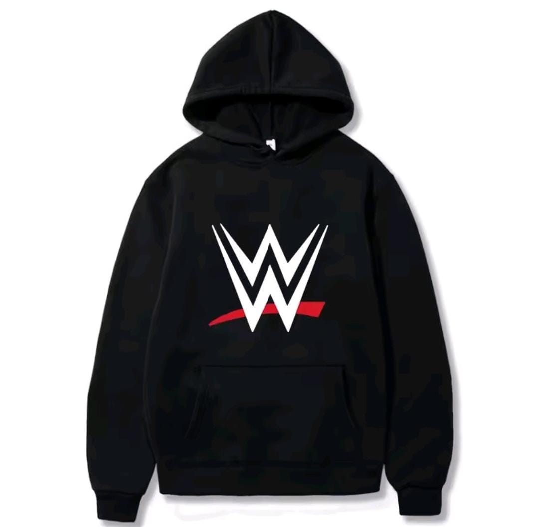 WWE Wrestling Black Fleece Pullover Hoodie