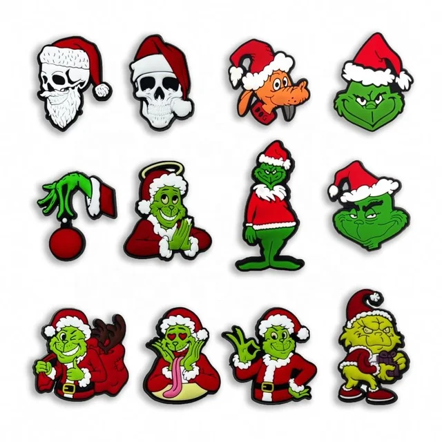 Grinch Crocs Charms (1 pc)